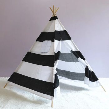 Tipi Enfant Bandes Noires Et Blanches